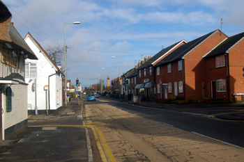 The east side of the High Street January 2010